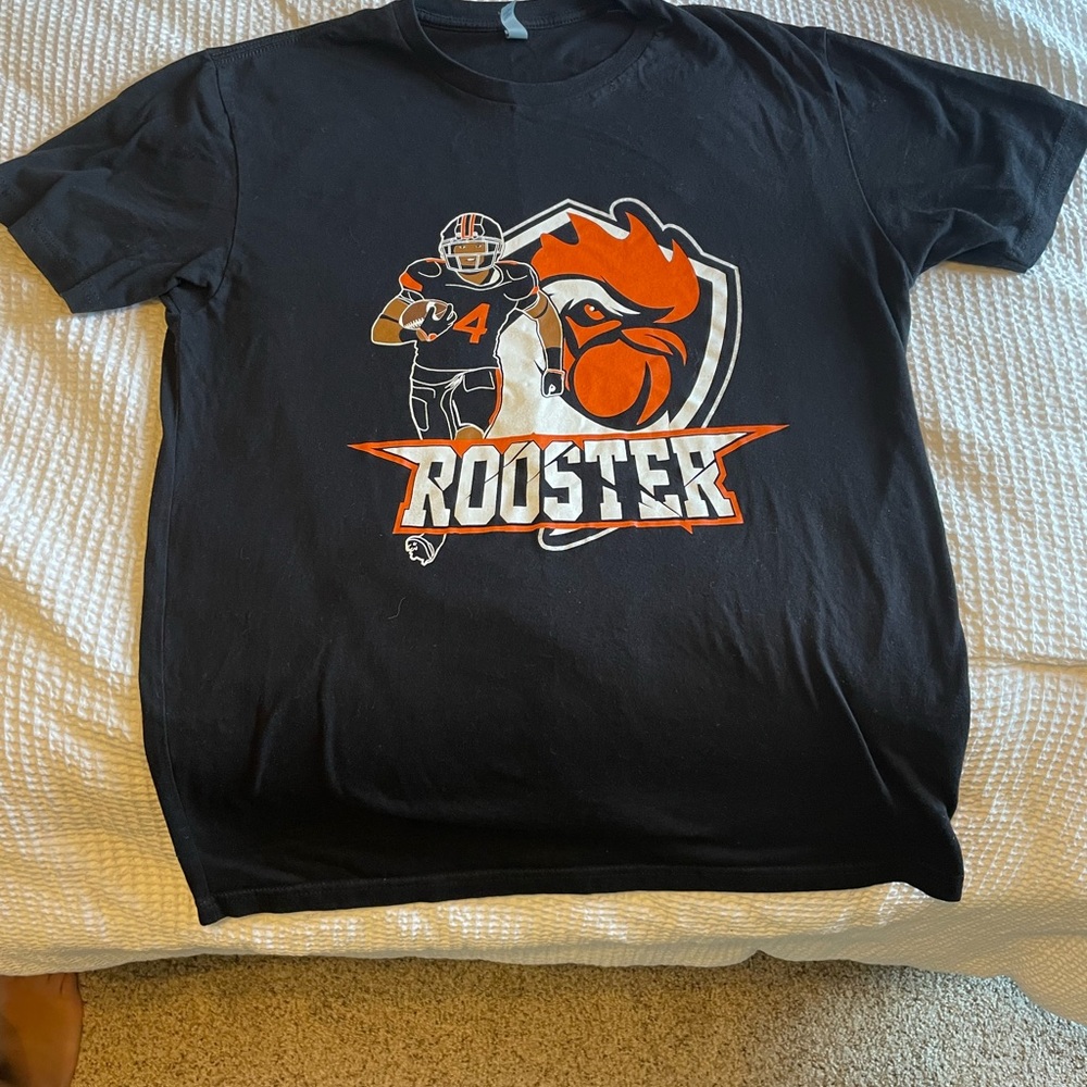 Miami hurricanes “Rooster” shirt.